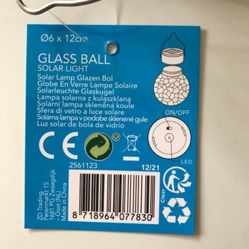 Стеклянная лампа SOLAR BALL LAMP FOR ПОДВЕСНАЯ