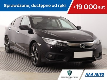 Honda Civic X Hatchback 5d 1.5 VTEC Turbo 182KM 2018 Honda Civic 1.5 VTEC, Salon Polska, 1. Właściciel