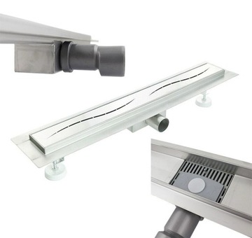 ODPŁYW LINIOWY STREIFEN Z SYFONEM 70CM