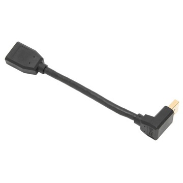 Удлинительный кабель Displayport DP1.4, версия 90 градусов