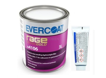 EVERCOAT Rage Gold szpachlówka poliestrowa 3L +utw