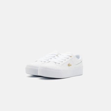 Lacoste Buty Damskie Ziane Platform 124 2 CFA Whie Gold 39