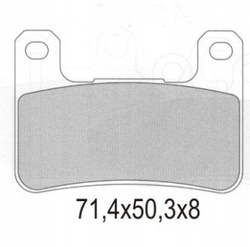 ТОРМОЗНЫЕ КОЛОДКИ GALFER KAWASAKI Z 1000 ПЕРЕДНИЕ