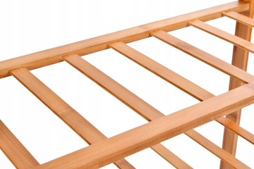 КНИЖНЫЙ ШКАФ ПОДСТАВКА ПОЛКА ДЛЯ ОБУВИ ШКАФ БАМБУК ДЕРЕВЯННЫЙ ОРГАНАЙЗЕР 4 ПОЛКИ