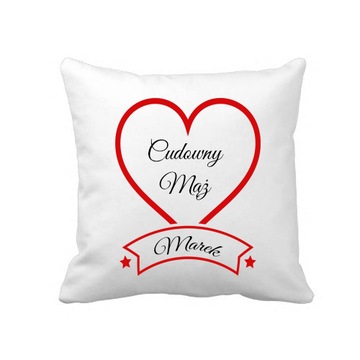 Poduszka ze zdjęciem, walentynki nadruk, prezent