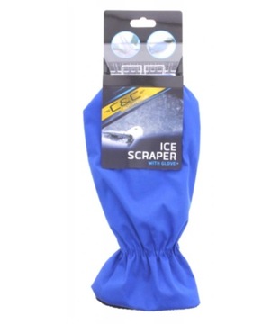 СКРЕБОК ДЛЯ ОКОН АВТОМОБИЛЯ С КРАСНОЙ ПЕРЧАТКОЙ