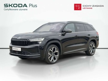 Skoda Kodiaq I SUV Facelifting 1.5 TSI 150KM 2024 Skoda Kodiaq 1.5TSI mHEV 150KM Sportline SalonPL SerwisASO Acc Virtual Mat