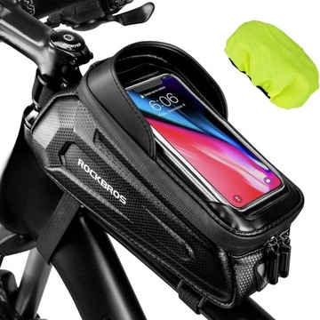 ROCKBROS SAKWA ROWEROWA TORBA NA RAMĘ PANCERNA Z POKROWCEM NA TELEFON 1,5L