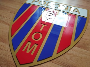 Герб Полония Бытом на стену, подарок, вывеска, для фанатки клуба, для парня мужа