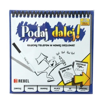GRA TOWARZYSKA PODAJ DALEJ GŁUCHY TELEFON REBEL