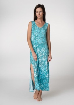 Długa sukienka z tkaniny bambusowej LHD 068 M