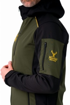 Однотонная охотничья куртка для лесной охоты 