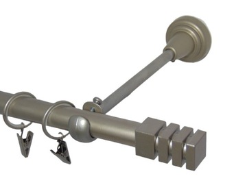 ОДИНАРНЫЙ КАРДИНЫ MODERN ЧЕРНЫЙ 19, 160 СМ