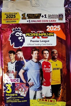 ZESTAW STARTOWY PREMIER LEAGUE 2025 ALBUM NA KARTY STARTER PACK