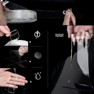 НАНО ЛЕНТА ДВУХСТОРОННЯЯ МНОГОРАЗОВАЯ 3м