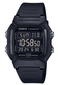 SPORTOWY MŁODZIEŻOWY ZEGAREK CASIO W-800H -1BVES