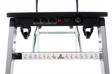 KRAFT&DELE STÓŁ WARSZTATOWY ROBOCZY SKŁADANY 7W1 WÓZEK KOBYŁKA KD10748