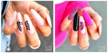 Водные наклейки для ногтей Весна, бабочка - 442