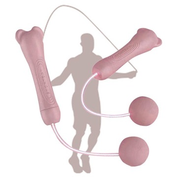 Регулируемая тренировочная спортивная скакалка,