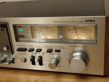 Дековый магнитофон Aiwa AD-6550 ВИНТАЖ 1977 г.