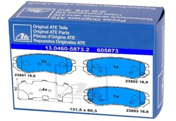 КОЛОДКИ ТОРМОЗНЫЕ ДО HYUNDAI SONATA IV 2.0 2.7 V6 