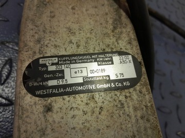 BMW 3 E46 SEDAN ZAŘÍZENÍ(HÁK) TÁŽNÝ DO PŘÍVĚSU 13 PIN 303140