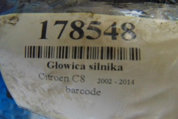 CITROEN C8 2.2HDI HLAVA MOTORU