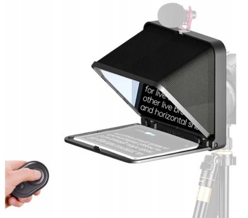 Prompter Teleprompter Monitor Podglądowy VLOG na Aparat Telefon LensGo
