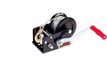PREMIUM Wyciągarka korbowa 1133kg 2500LB Dwubiegowa mocna DRAGON WINCH