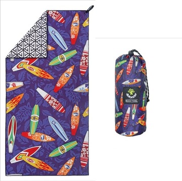 Ręcznik plażowy na basen 160x80cm Ręcznik podróżny z mikrofibry 4Monster
