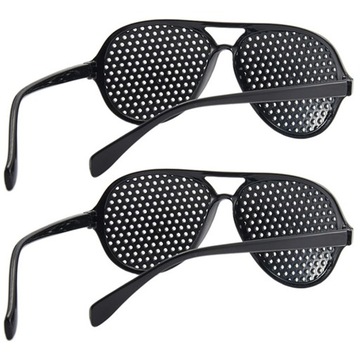 2 szt. Okulary do poprawy wzroku otworkowe
