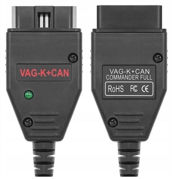 Interfejs diagnostyczny VAG K+CAN COMMANDER 1.4 OBD2 kodowanie pin licznik