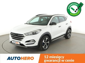 Hyundai Tucson III SUV 1.6 T-GDI 177KM 2018 Hyundai Tucson Premium automat 4x4 177KM skóra