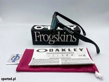 Okulary Oakley Frogskins Matte Black Prizm Violet 9013H6