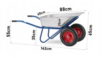 KOLEBA GARDEN Тачка 100л Грузоподъемность 210кг
