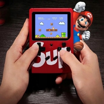 ПОРТАТИВНАЯ МИНИ-КОНСОЛЬ РЕТРО GAMEBOY PEGASUS GAME BOX MARIO CONTRA 400 GAMES