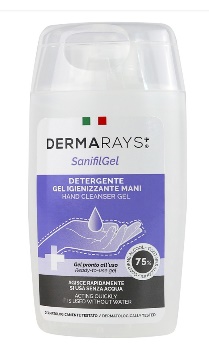 ŻEL DO DEZYNFEKCJI RĄK DERMARAYS 75%ALKOHOLU 100ML