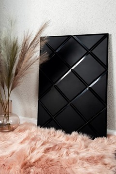 Lustrzane płytki 35x35 lustro fazowane Glamour, faza 12mm kryształowe LUX