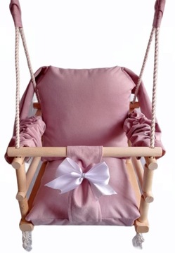 КАЧЕЛИ 3-в-1 ДЕТСКИЕ, зайка, РОЗОВЫЕ