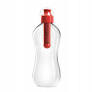 BUTELKA FILTRUJĄCA BOBBLE 550ML z NOWYM FILTREM WĘGLOWYM W KOLORZE RED