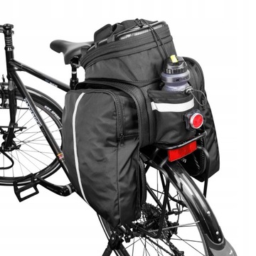 Задняя велосумка Wheel-Up Bicycle в багажник Hard Black 17л