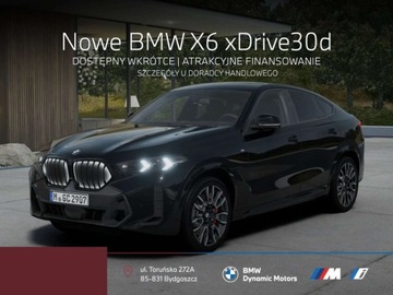 BMW X6 G06 SUV Facelifting 3.0 30d 298KM 2025 BMW X6 xDrive30d 298 KM mHEV - HarmanKardon - Kamera 360 - Hak Holowniczy