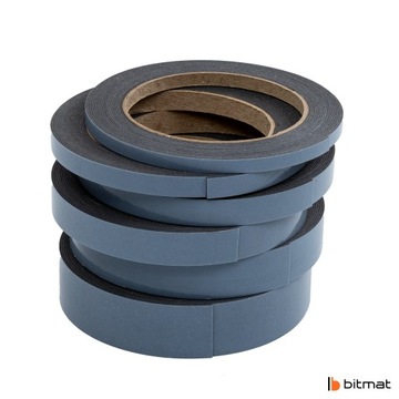 Клейкая лента двусторонняя 25мм, ширина 0,8мм, прочная, долговечная, 5м.