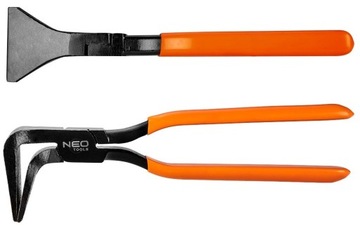 Щипцы кровельные, изогнутые, прямые, плетеные, 90/180/45°, набор из 3 шт.