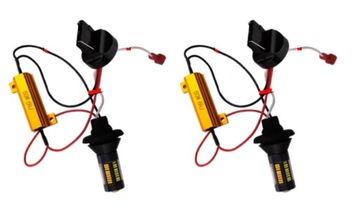 2w1 Światła DZIENNE KIERUNKOWSKAZY 132 x LED W21W