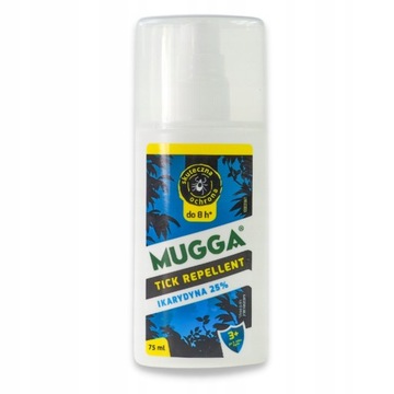 MUGGA NA KLESZCZE I KOMARY SPRAY IKARYDYNA 25%