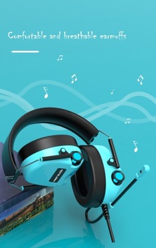 Проводная игровая гарнитура AJAZZ H10 — объемный стереозвук, громкость