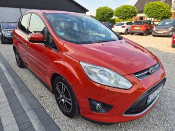 Ford C-MAX II Minivan 1.6 Duratec 105KM 2011 Ford C-MAX Sliczny rudy Titanium 2011 1.6b zarejestrowany gwarancja 1.6, zdjęcie 9