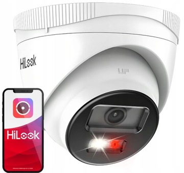 KAMERA IP 4MPx HiLook Hybrid Dual Light Mikrofon PoE Aplikacja HIK