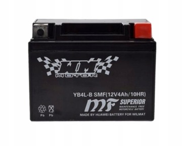 AKUMULATOR YB4L-B 12V HERCULES HONDA HUSQVARNA ITALJET KAWASAKI KTM